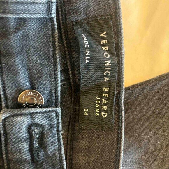 Veronica Beard Sheridan High Rise Flared Jeans - Picture 2 of 3